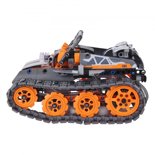 STEM-rakennussarja, 5-in-1 kauko-ohjattava robotti/auto/tankki, 240x166x160 mm, opettavainen