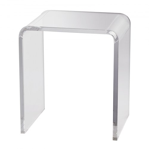 Sidebord, 41.5x30.5x46 cm, Transparent, Akryl