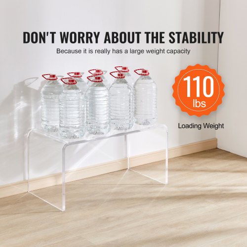 Sofabord, 81.3x40.1x41.4 cm, Transparent, Akryl