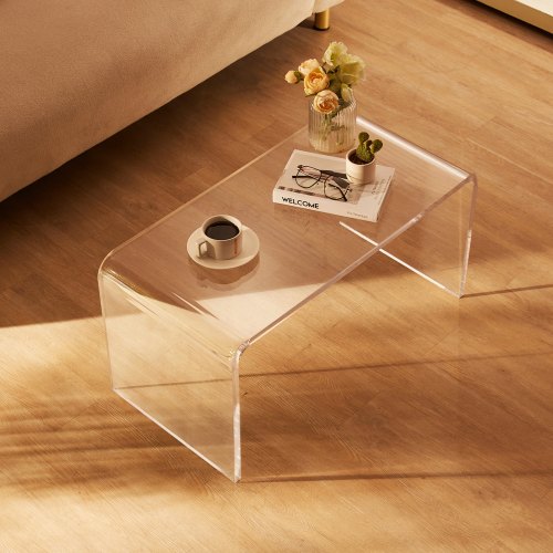 Sofabord, 81.3x40.1x41.4 cm, Transparent, Akryl