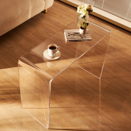 Konsolbord, 96,4x38,1x74 cm, Klar, Akryl