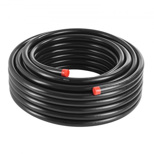 Luftkompressor rørkit 30,48x2,54 cm sort HDPE-aluminium