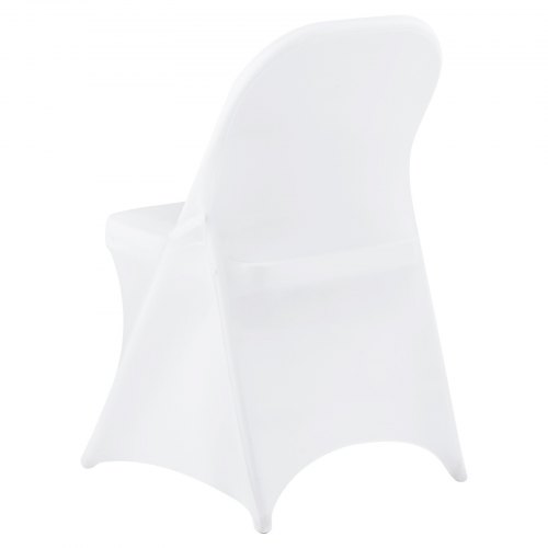 Stolsöverdrag, 150-pack, 45x46x77 cm, Vit, Polyester Spandex