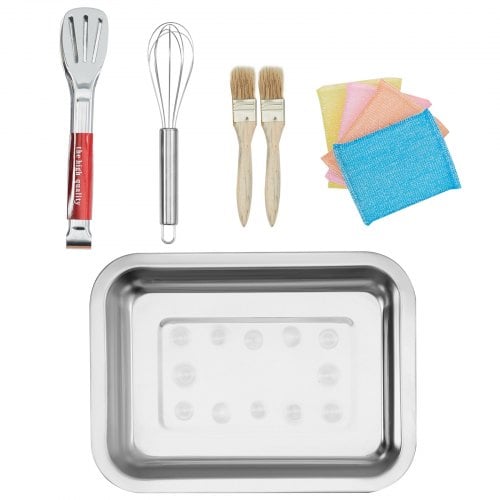 Vaffeljern, Rundt Drejeligt Non-stick 1300W, 25x38,5x30,5 cm, Rustfrit Stål