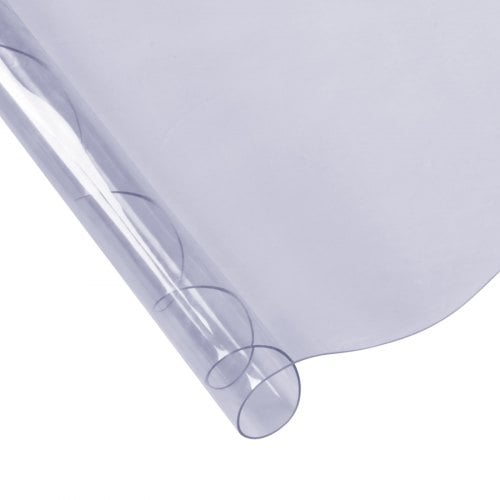 Pöydän suojus, 123 cm pyöreä, 1,5 mm PVC, läpinäkyvä