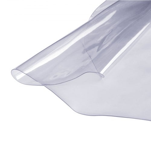 Pöydän suojus, 123 cm pyöreä, 1,5 mm PVC, läpinäkyvä