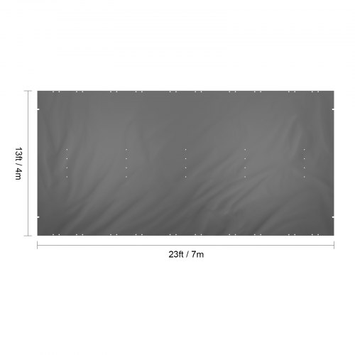 Poolskydd, 400x700 cm, Antracit, PVC