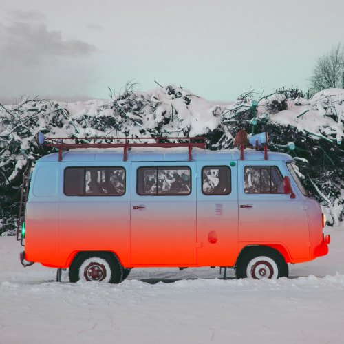 Diesel-ilmalämmitin, 375x140x175 mm, musta, kaukosäädin