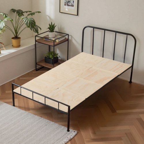 Bunkie Board, 180x90x1 cm, lysebrun, træmadrasstøtte
