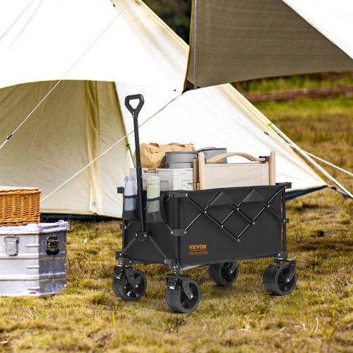 Sammenklappelig vogn, 89x54x108 cm, kraftig, foldbar, udendørs opbevaring
