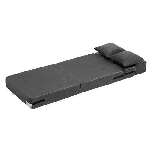 Sovesofa, Foldbar 3-i-1 Sofa 186x73x15 cm, Mørkegrå, Memory Skum