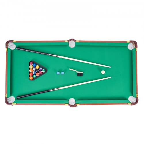 Billardbord, 140x70x80 cm, Grøn, Sammenklappeligt Spillebord