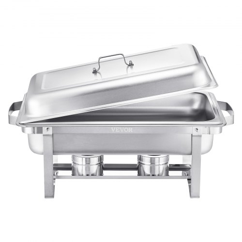 Chafing Dish Bufféset, 8 Qt 2-pack, Rostfritt stål, Silver