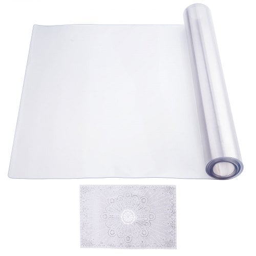 Bordsskydd, 106,7x243,8 cm, Transparent, PVC
