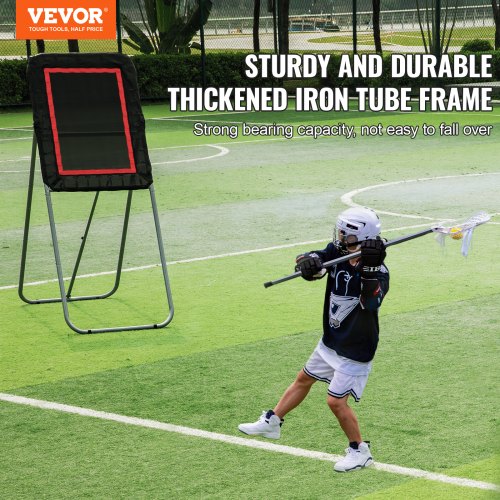 Lacrosse Rebounder, 96x220x211 cm, Sort, Sammenklappeligt Træningsnet