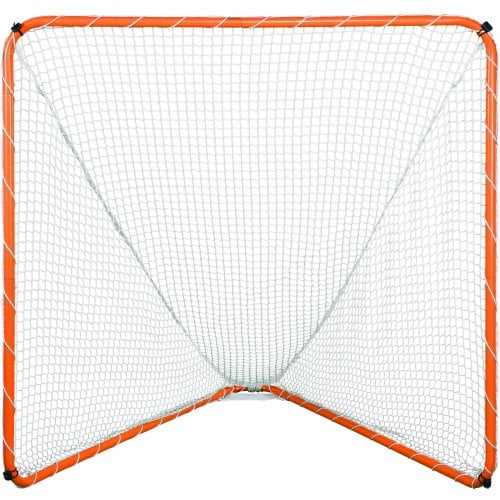 Lacrosse-mål, 182,8x182,8x205 cm, Orange, Stålramme