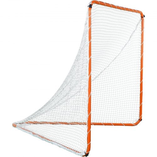 Lacrosse-mål, 182,8x182,8x205 cm, Orange, Stålramme