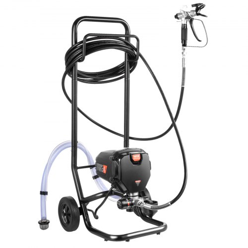 Airless färgspruta 750W 3000PSI elektrisk med vagn, målningsverktyg