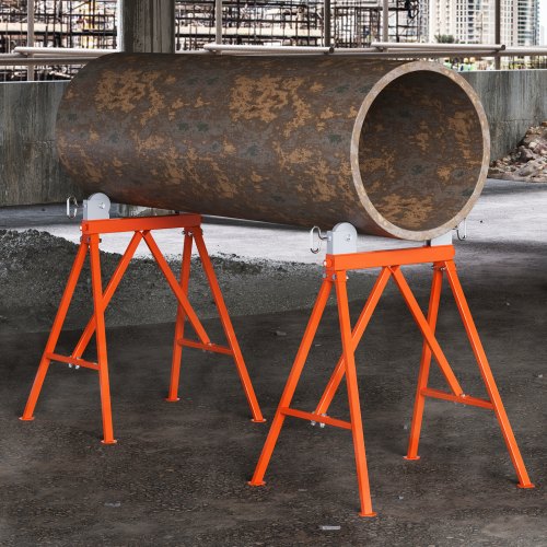 Putkiteline rullapäällä, 680x745x900 mm, teräs