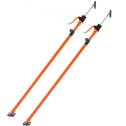 Tukipylväs, teleskooppisesti säädettävä 125x291 cm teräs, 2 kpl