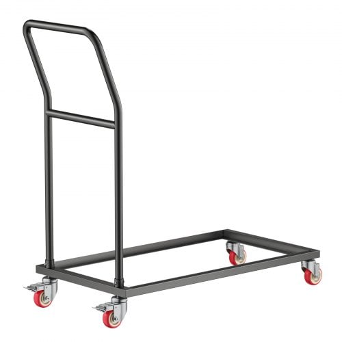 Sammenklappelig stolerack, 108x53.5x108 cm, Sort, Metalopbevaring