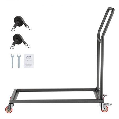 Sammenklappelig stolerack, 108x53.5x108 cm, Sort, Metalopbevaring