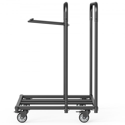 Sammenklappelig stolestativ, 115x81x120,5 cm, Sort, Stål opbevaring