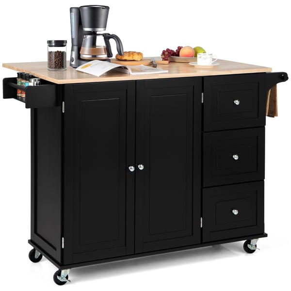 Køkkenø Trolleyvogn, 136x76x91 cm, Hvid , Star