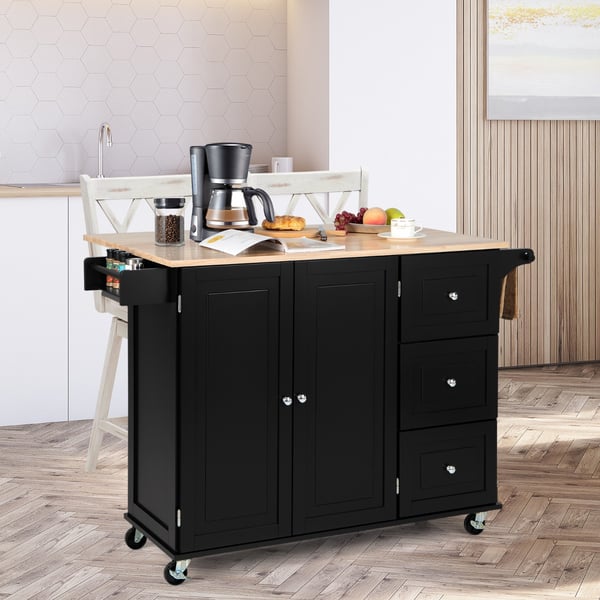 Køkkenø Trolleyvogn, 136x76x91 cm, Hvid , Star
