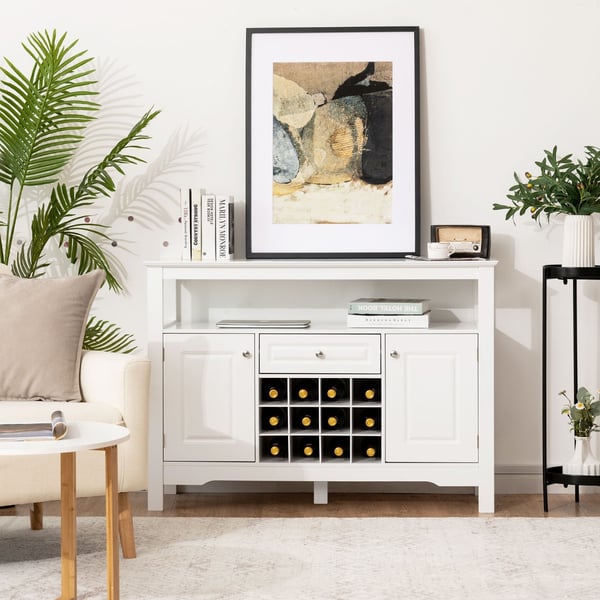 Buffet Skænk, 116×41×83 cm, Hvid , Star