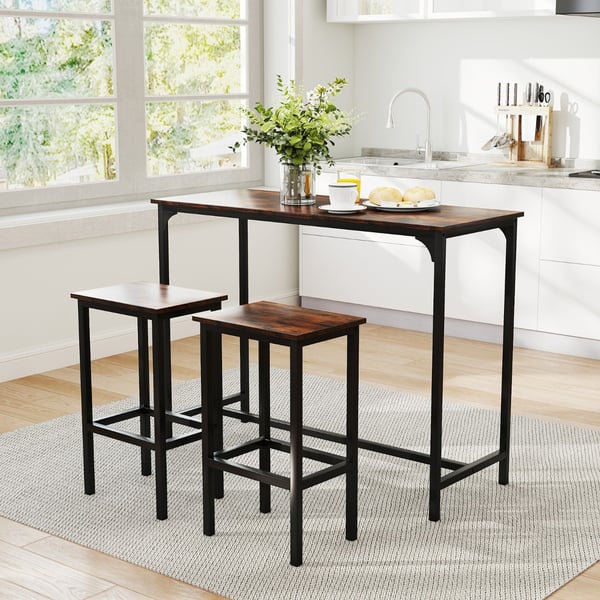 Spisebordssæt, 120x48x91 cm, Kaffe , Star