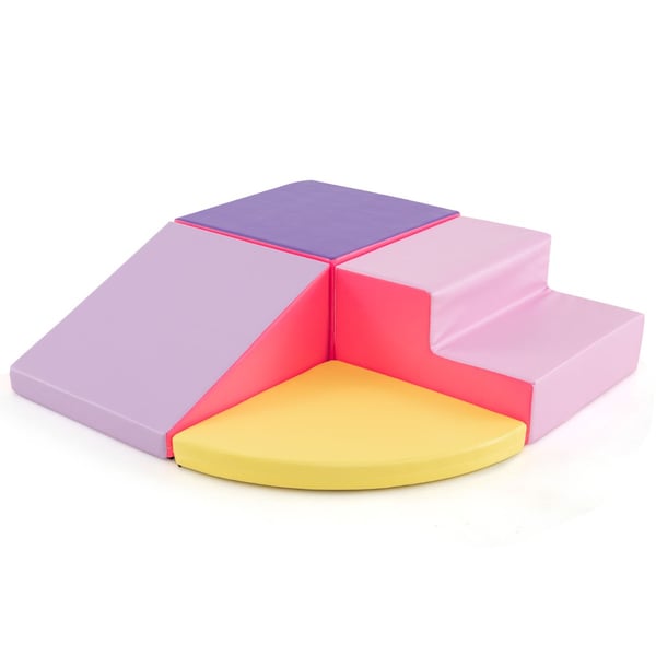 Bløde legeklods klatreblokke, 45,5x45,5x25 cm, flerfarvet , Star