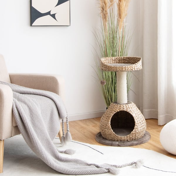 Kattleksaksträd, 48x48x70.5 cm, Mörk Kaffe , Star