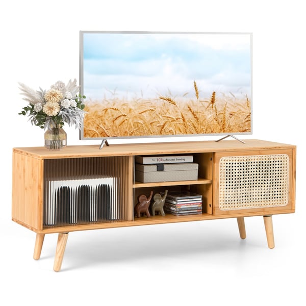 TV-taso, 121×30×46 cm, Luonnonväri , Star