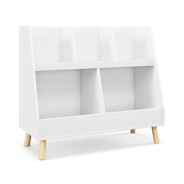 Børnebogreol og legetøjsorganisator, 80×36×71 cm, Hvid , Star