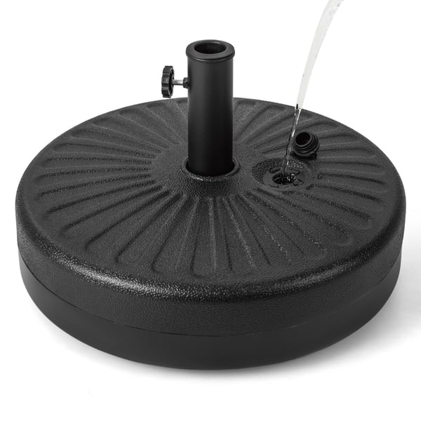 Parasolbase, 20x12, Sort - materiale: hdpe, metal , Star
