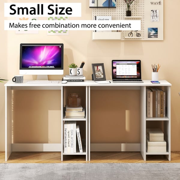 Hjemmearbejdsplads Skrivebord, 80x40x74 cm, Hvid , Star