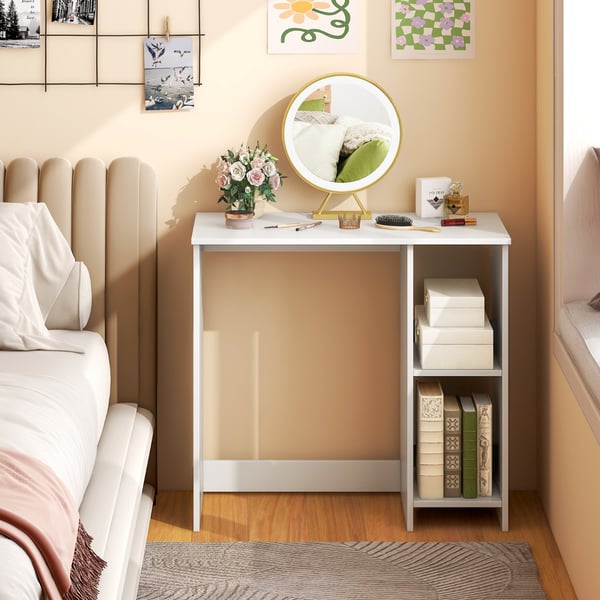 Hjemmearbejdsplads Skrivebord, 80x40x74 cm, Hvid , Star