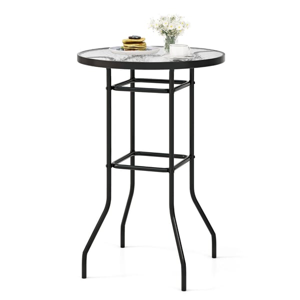 Patio Bar Table, 69×69×97 cm, Musta , Star
