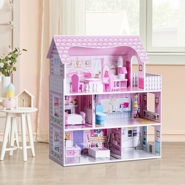 Dukkehus, 61x26.5x71 cm, Pink , Star