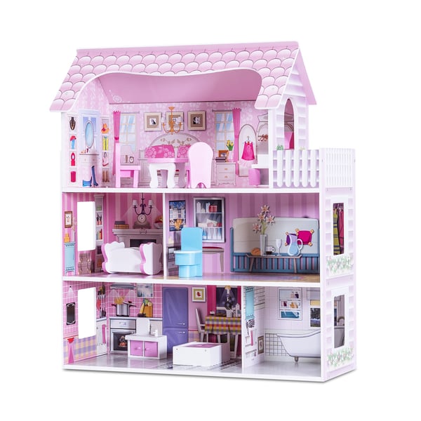 Dukkehus, 61x26.5x71 cm, Pink , Star