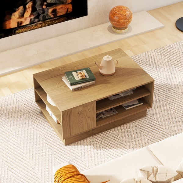 Kaffebord, 86x56x41 cm, Hvid , Star