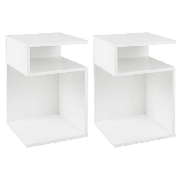 Sidebord, 33×33×51 cm, Hvid , Star