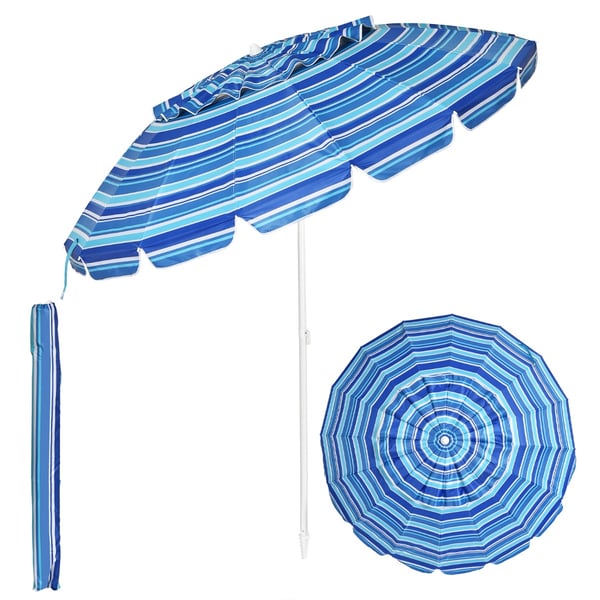 Ulkoilmaparapluu, 2.45m x 2.45m, tummansininen , Star