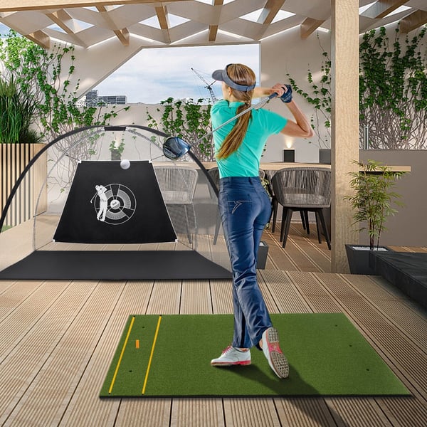 Golf-harjoitusmatto, 5x4 jalkaa, Vihreä , Star