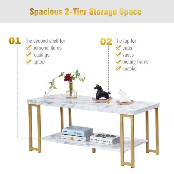 Kaffebord, 100×50×46 cm - materiale: mdf, jern , Star