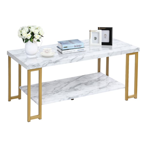 Kaffebord, 100×50×46 cm - materiale: mdf, jern , Star
