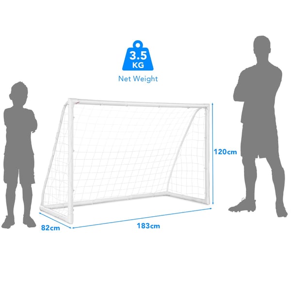 Transportabel fodboldmål, 1,8x1,2m , Star