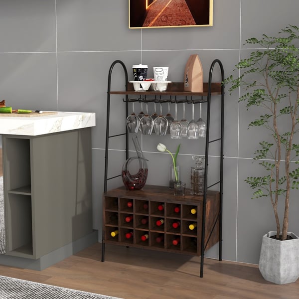 Bagerstativ, 64×32×114 cm, Rustikt Brun , Star