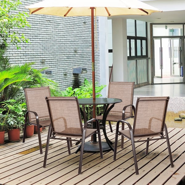 Terrasse Udendørs Spisestol, 72×56×90 cm, Brun , Star